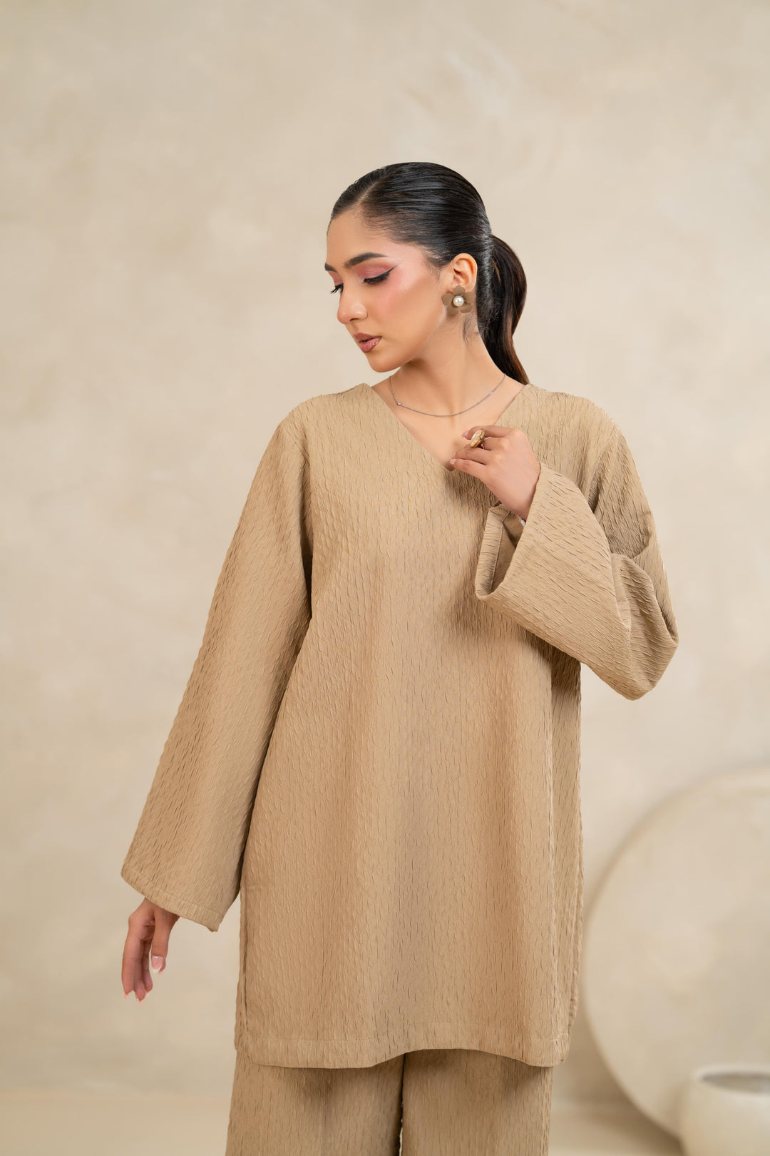 Verde Ease Co-ord – Beige