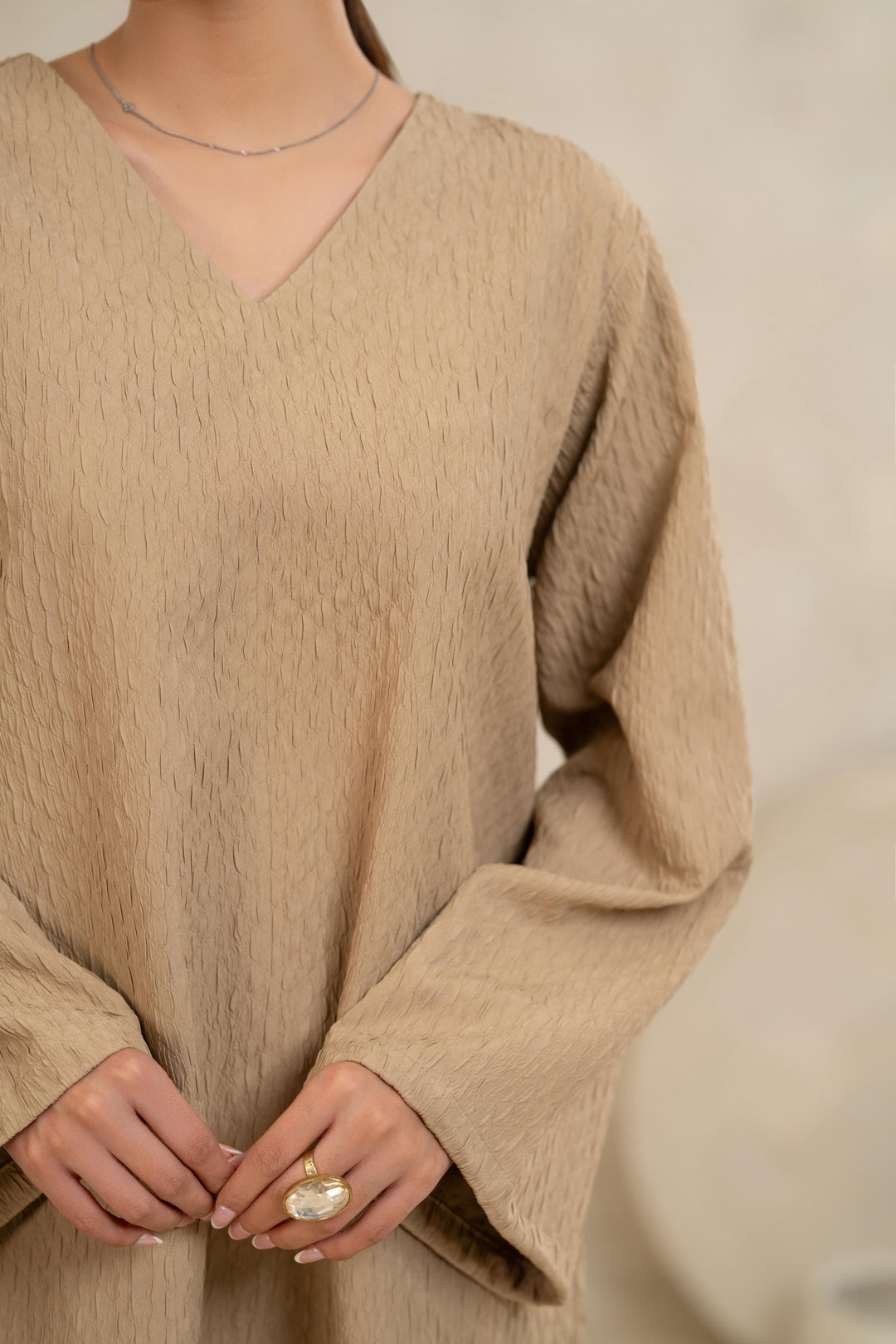 Verde Ease Co-ord – Beige