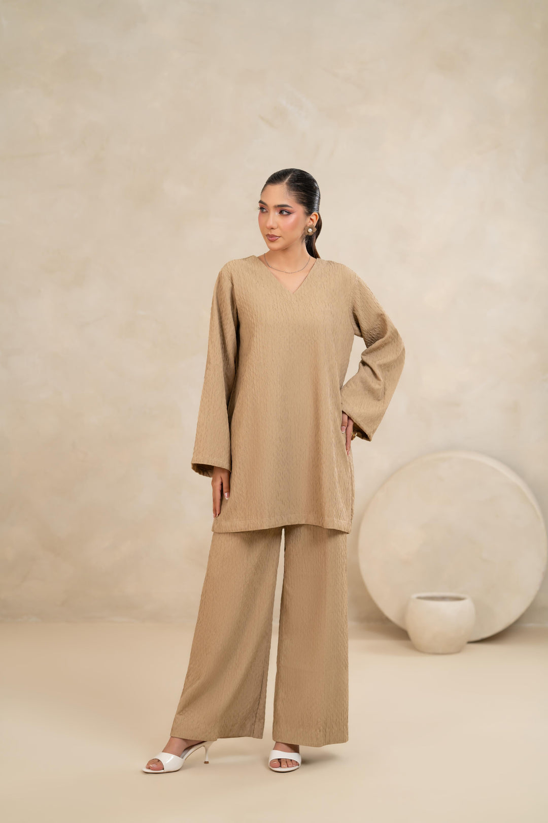 Verde Ease Co-ord – Beige
