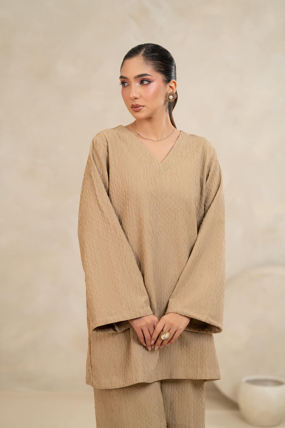 Verde Ease Co-ord – Beige