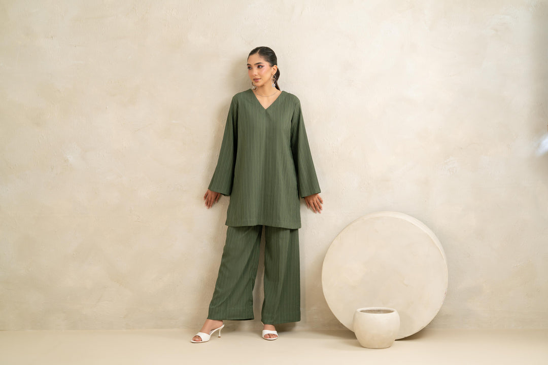 Verde Ease Co-ord – Khaki