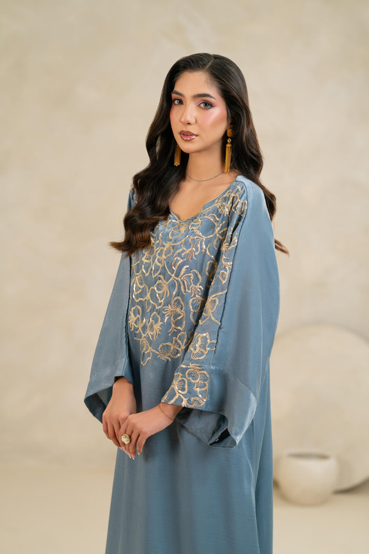 Lunaria Dusty Blue Dress
