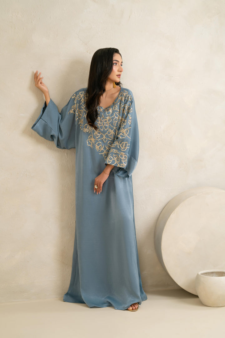 Lunaria Dusty Blue Dress