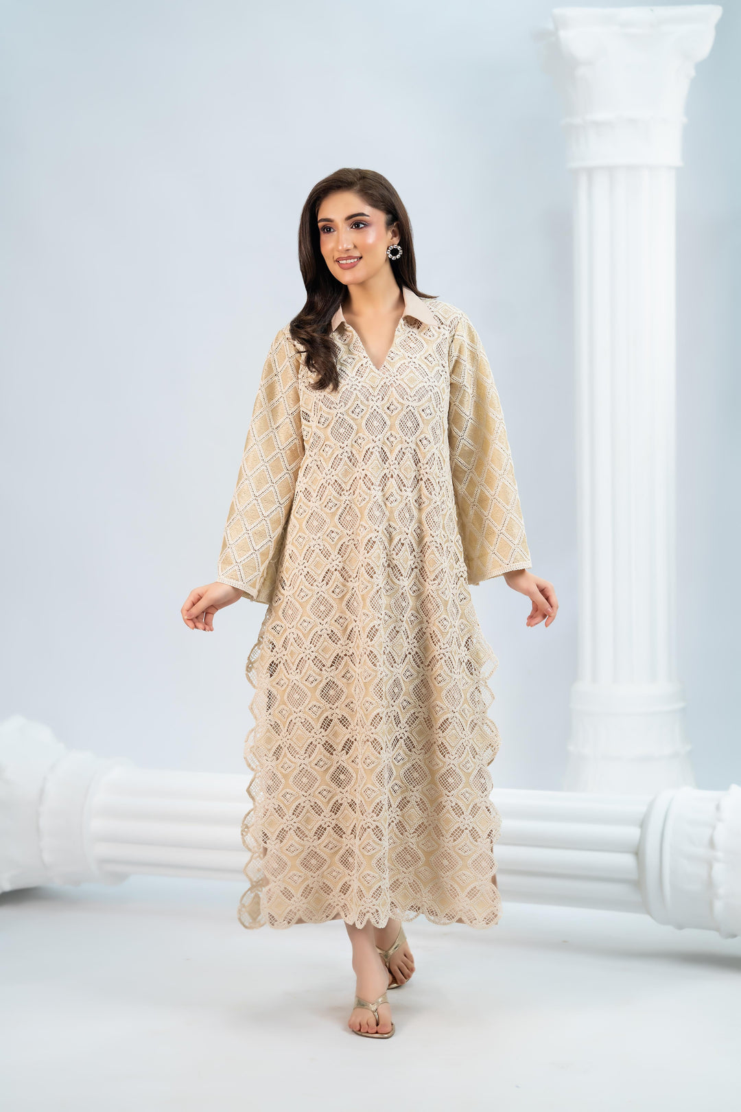 Celestia Lace Kaftan