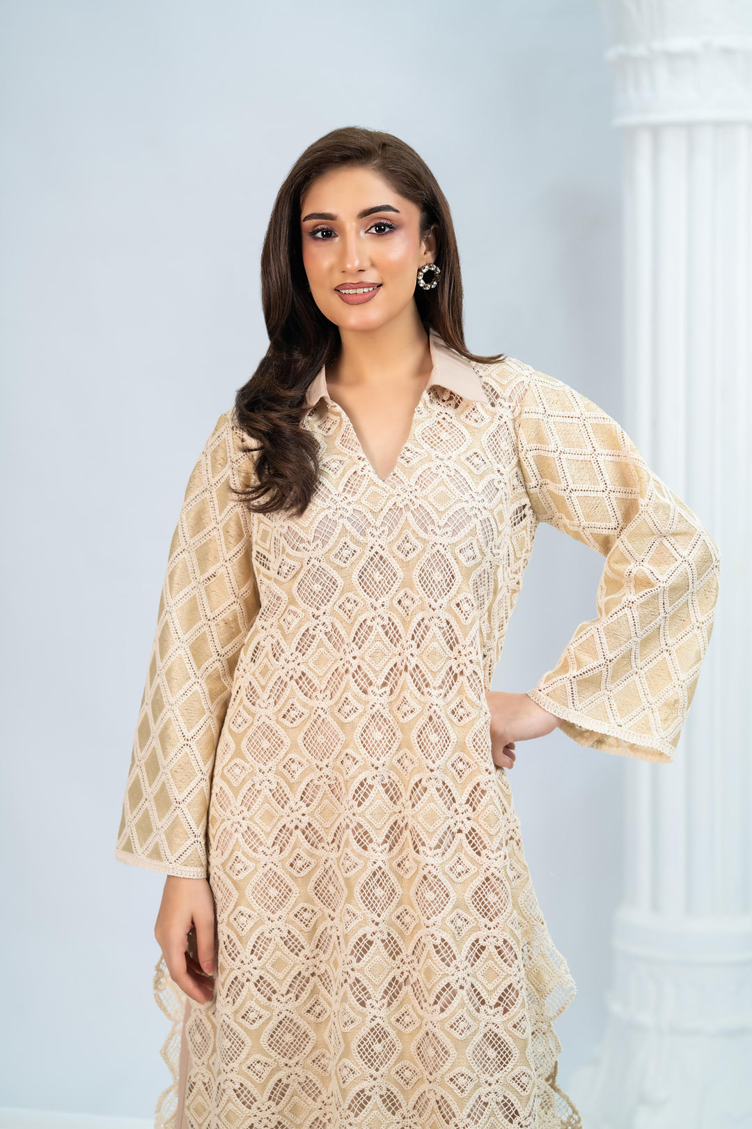Celestia Lace Kaftan