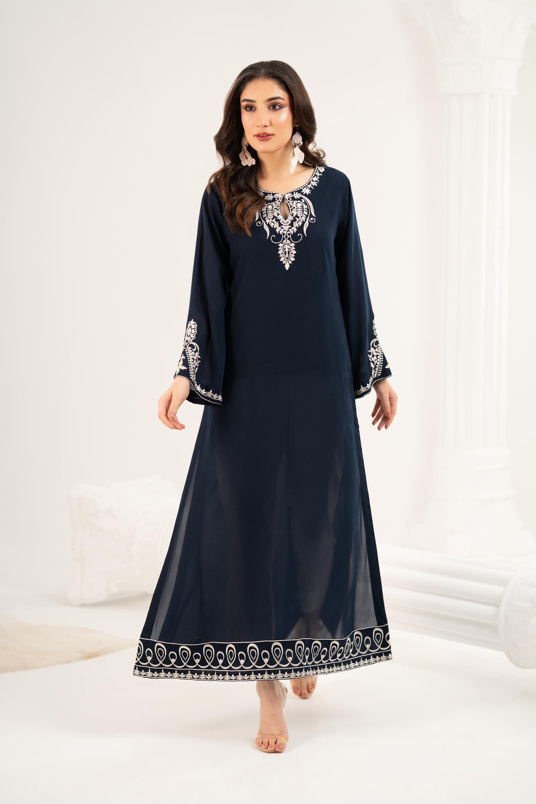Naelle Embroidered Kaftan