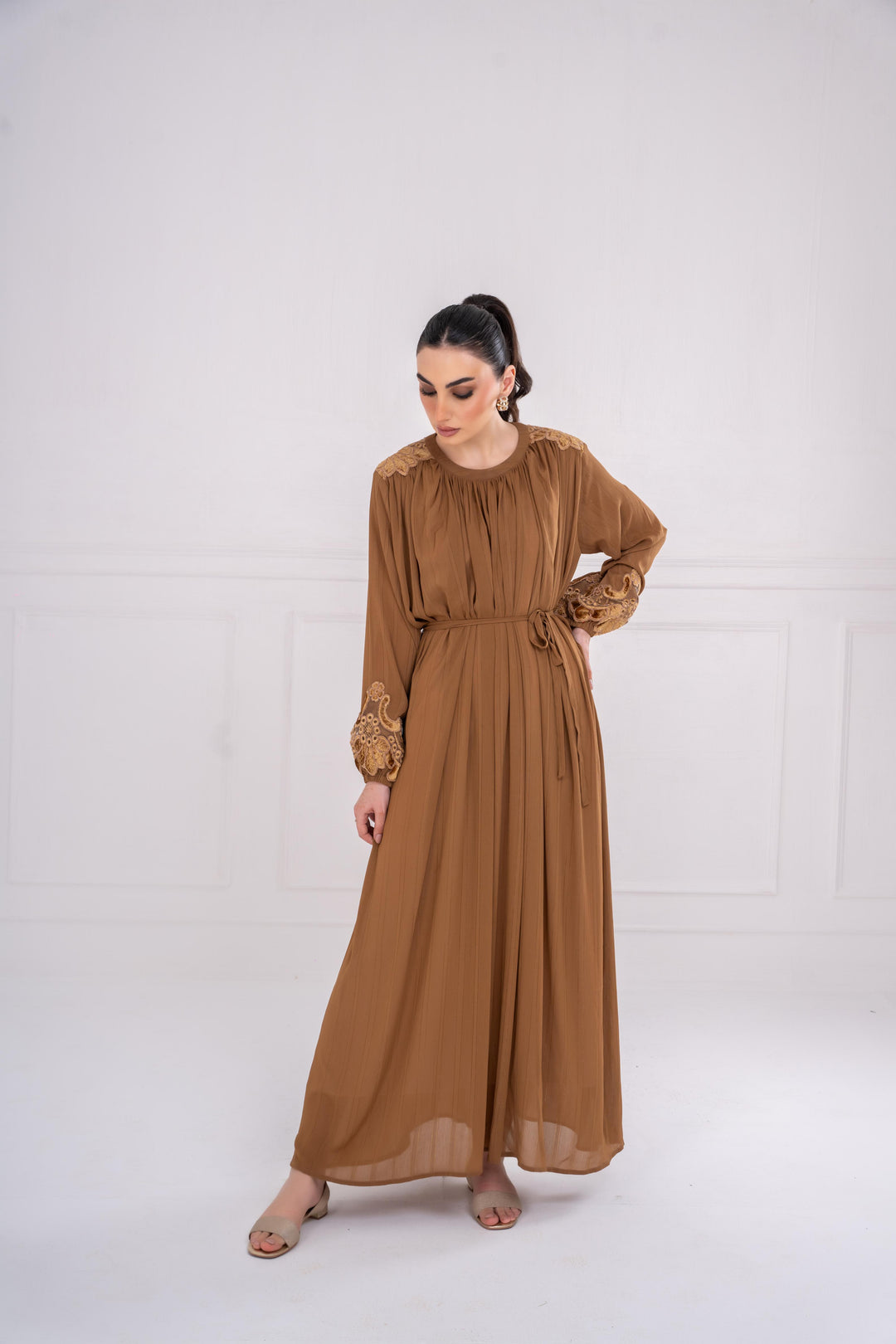 Zaria Embroidered Maxi Dress