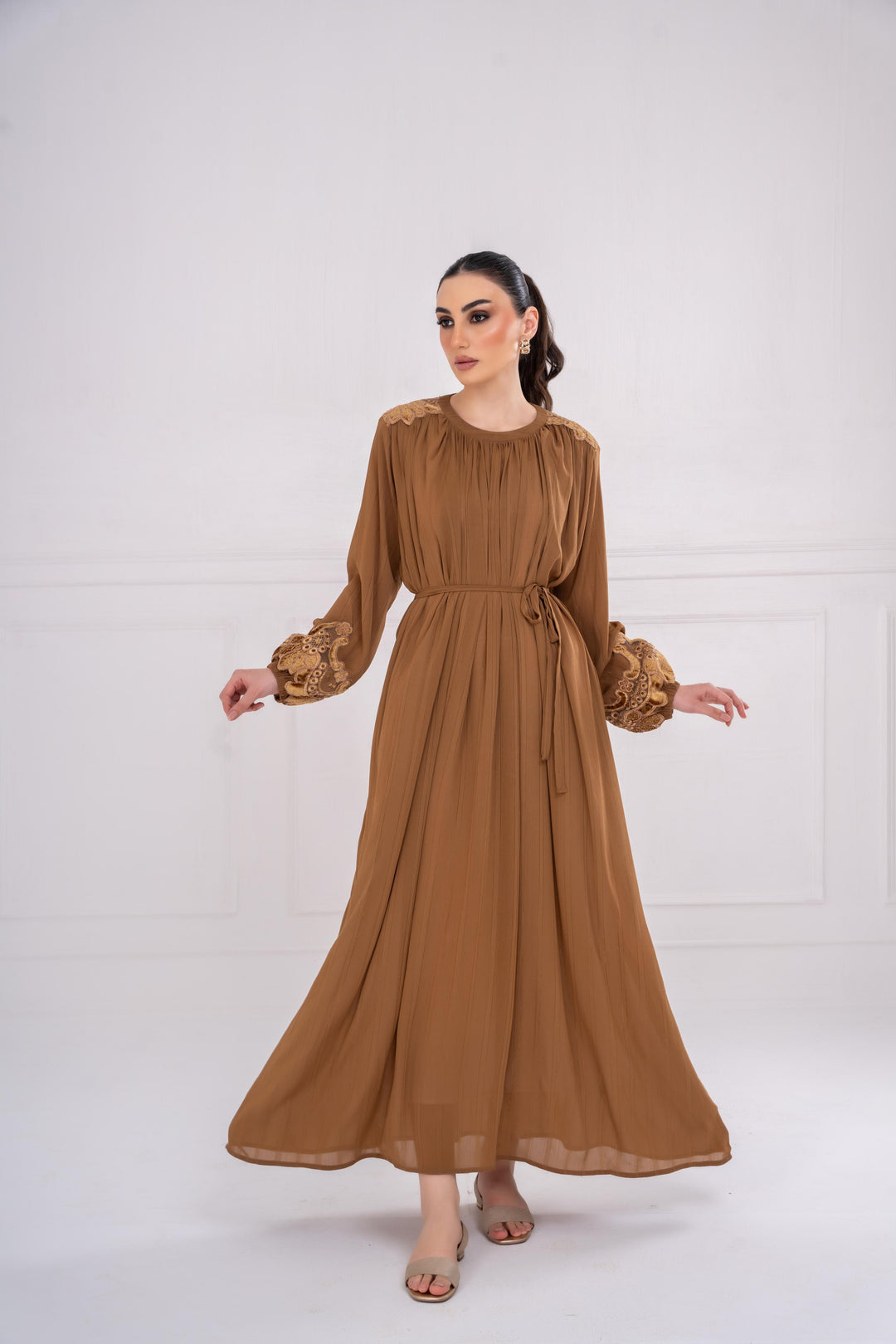 Zaria Embroidered Maxi Dress