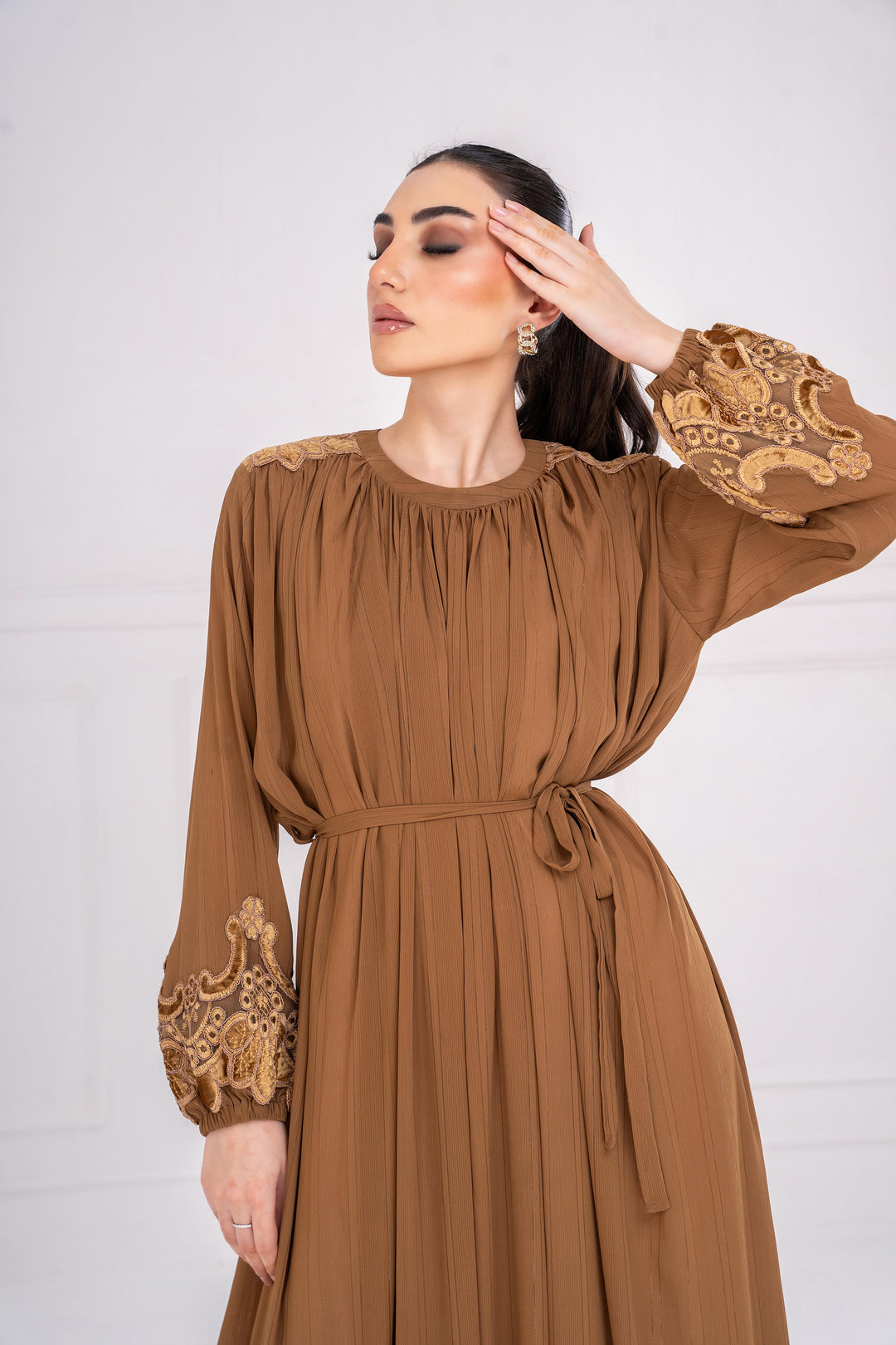 Zaria Embroidered Maxi Dress