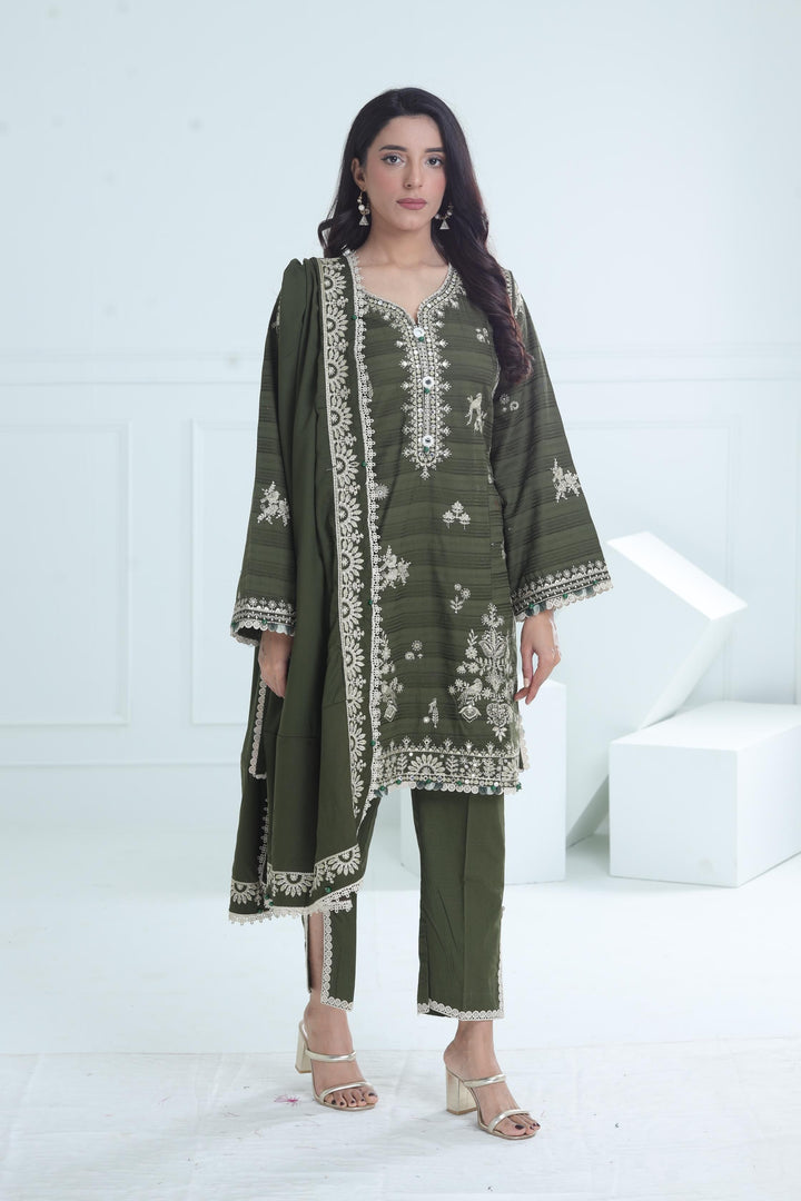 Sabaaz - Winter Stitched - Zaha by Khadijah Shah