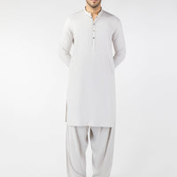 Blended Light Grey Shalwar Kameez- Almirah