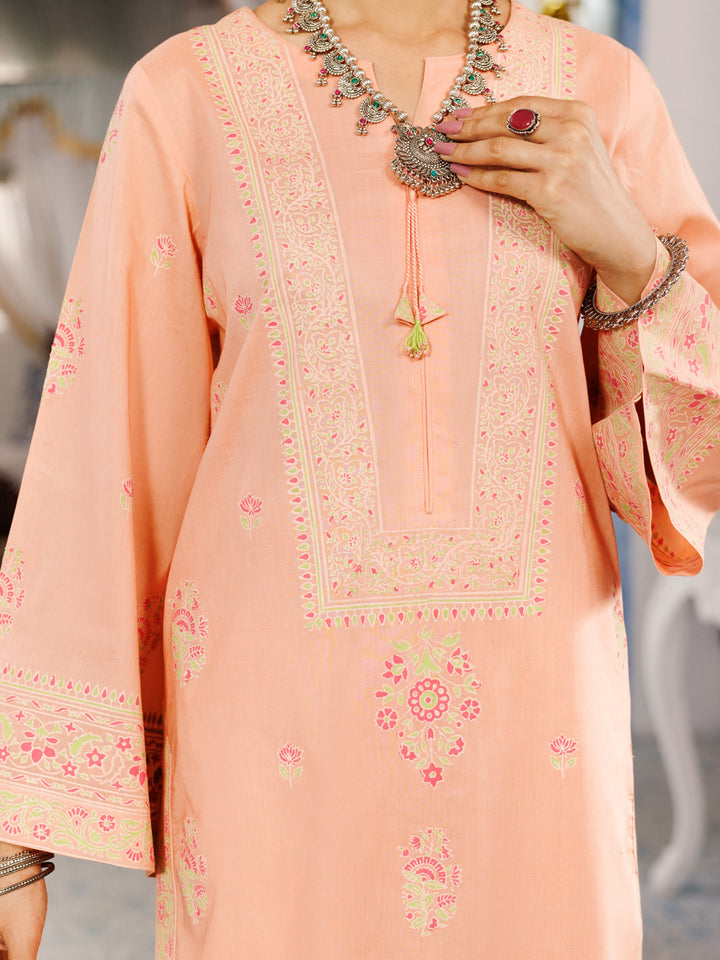 Lawn Pink Stitched Suit - Almirah