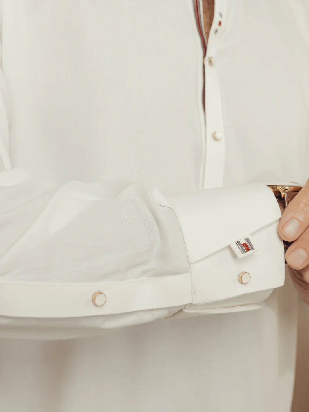 Blended White Shalwar Kameez - Ethos by Almirah