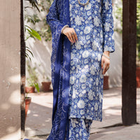 Blue Stitched Suit - Almirah