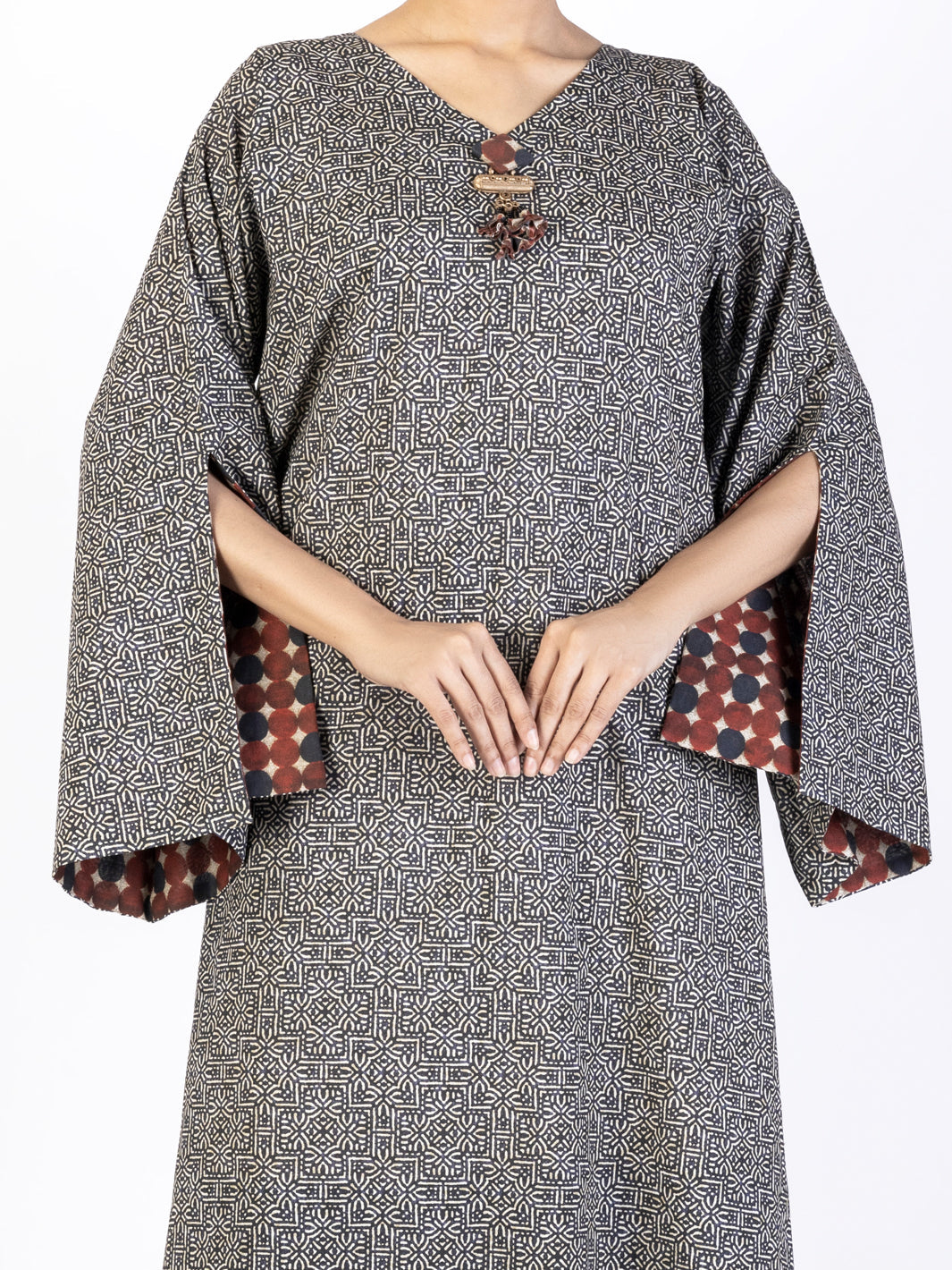 Lawn Black Kurti - Almirah