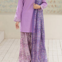 Lawn Light Purple Stitched Suit - Almirah