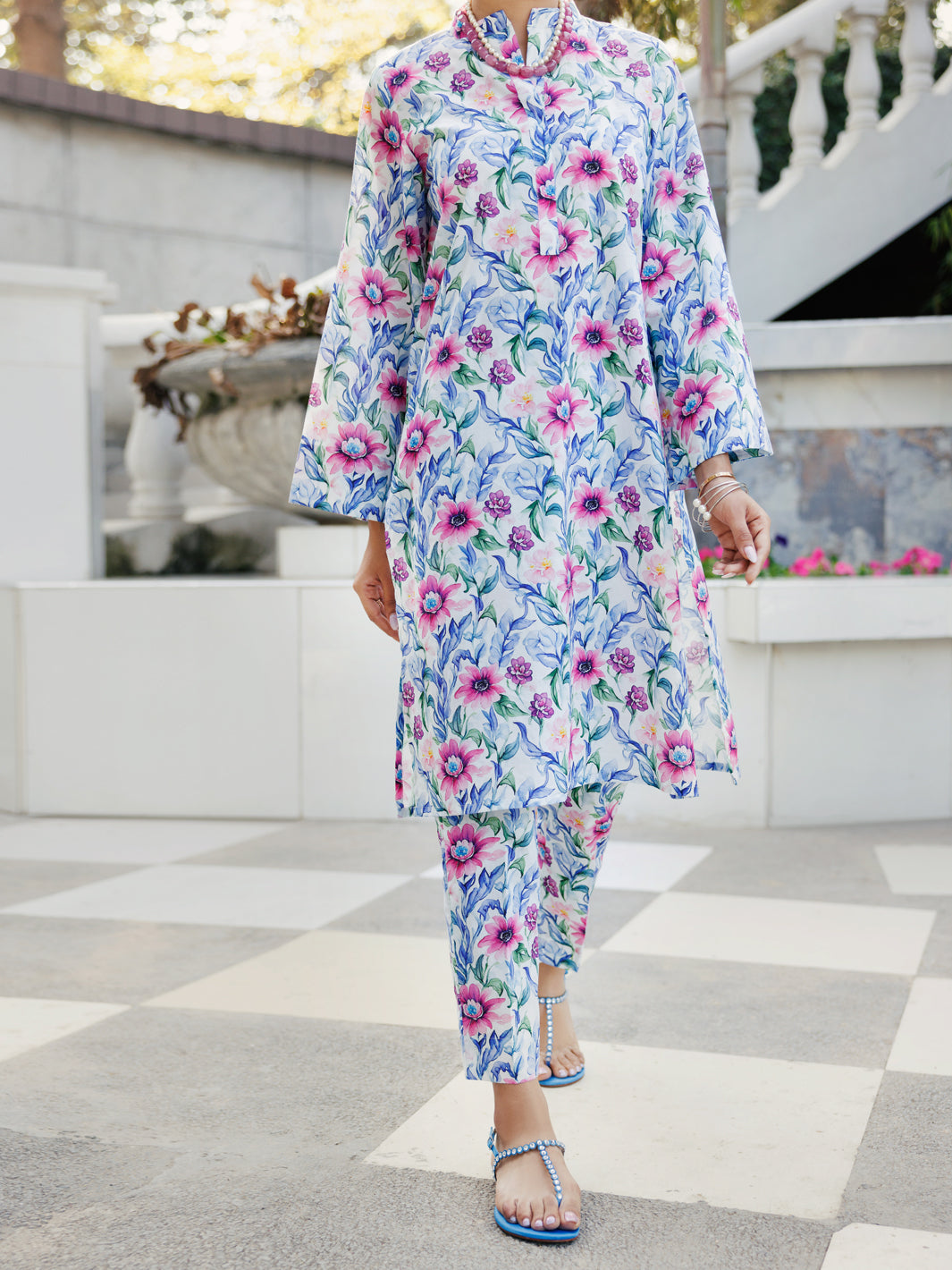 Lawn Multicolor Stitched Suit - Almirah