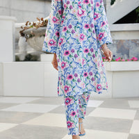 Lawn Multicolor Stitched Suit - Almirah