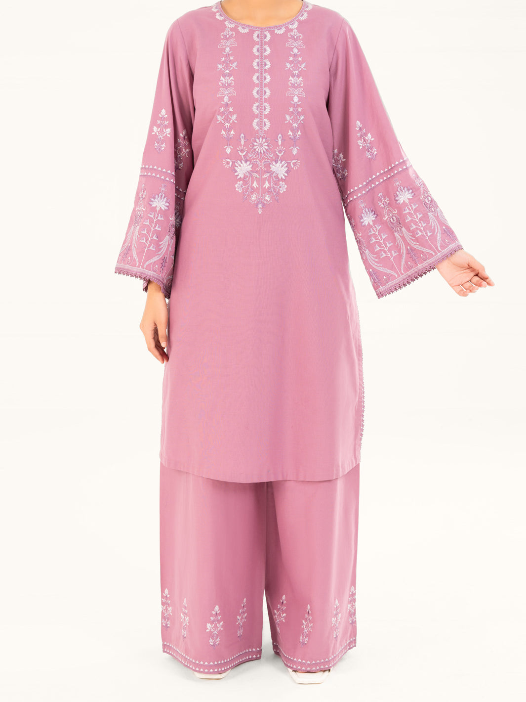 Cambric Lilac Kurti - Almirah