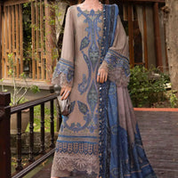 Design 6A - Maria B M Print Festive Stitched