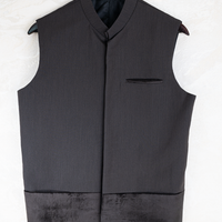 Blended Brown Waistcoat - J. Junaid Jamshed