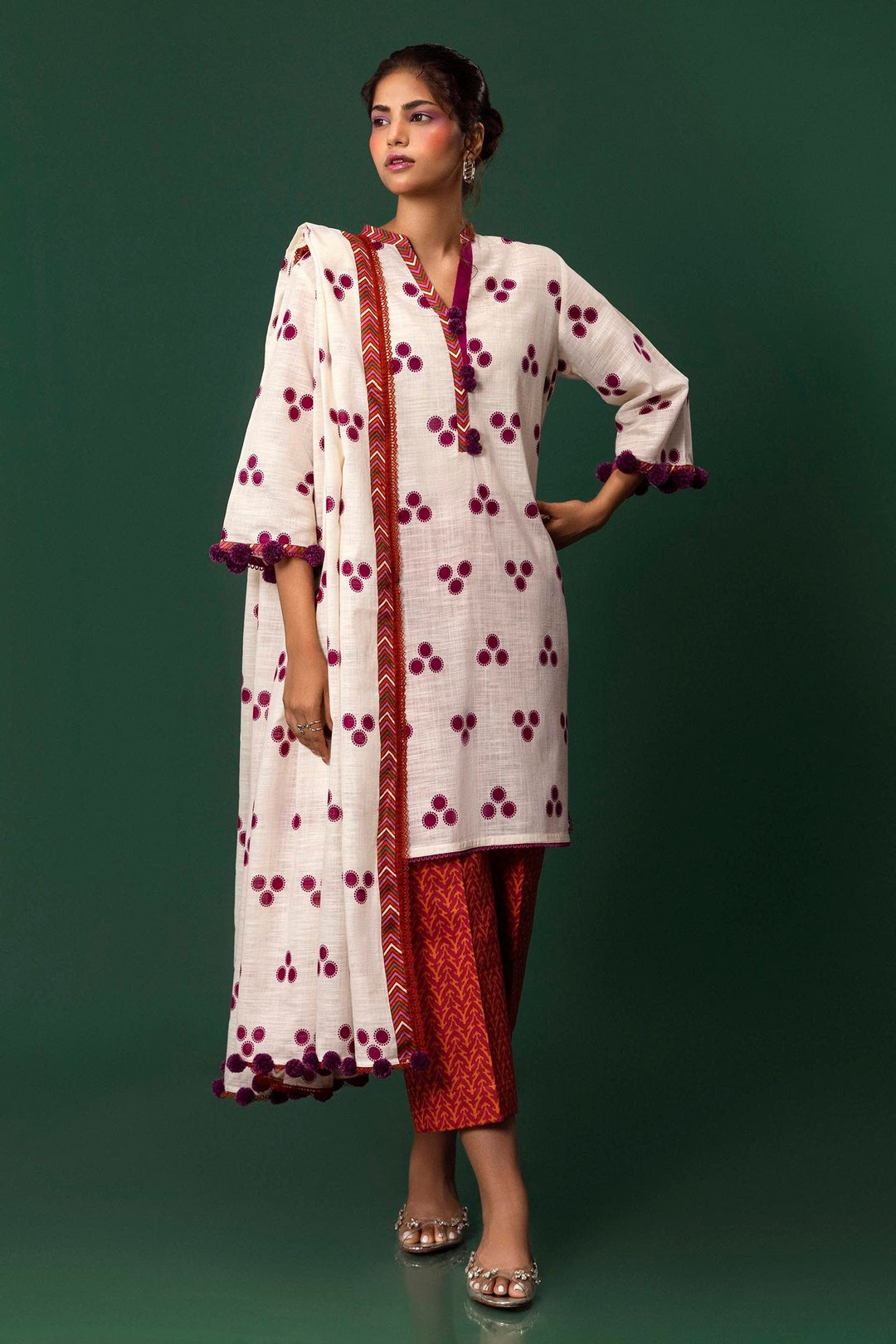 Design 1A - Sana Safinaz Mahay V2 Unstitched
