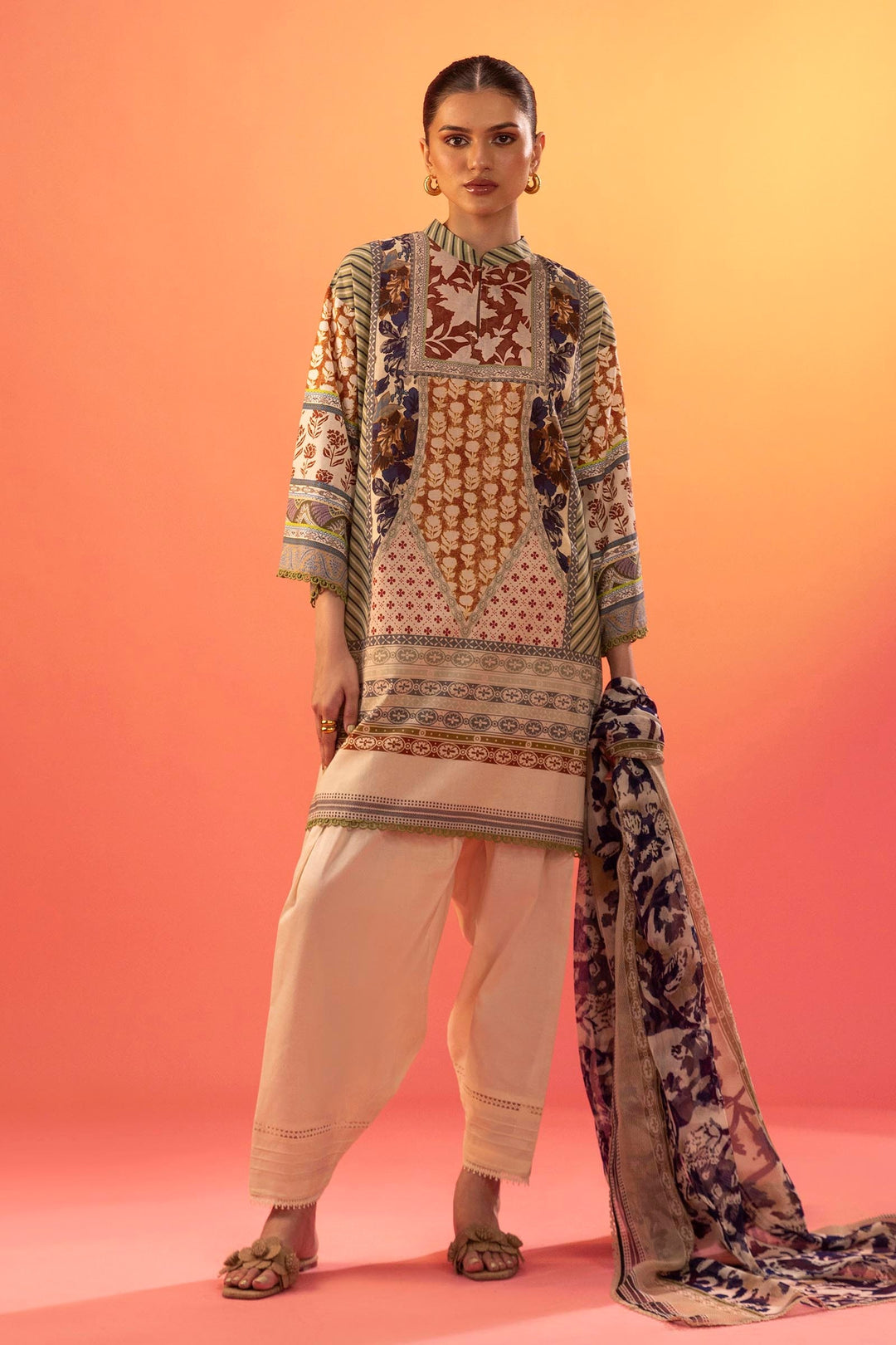 Design 6A - Sana Safinaz Mahay Stitched