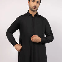 Blended Black Jubba - J. Junaid Jamshed