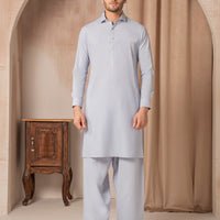 Blended Sky Blue Shalwar Kameez - J. Junaid Jamshed