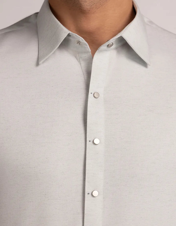 Blended Sky Blue Shalwar Kameez - J. Junaid Jamshed