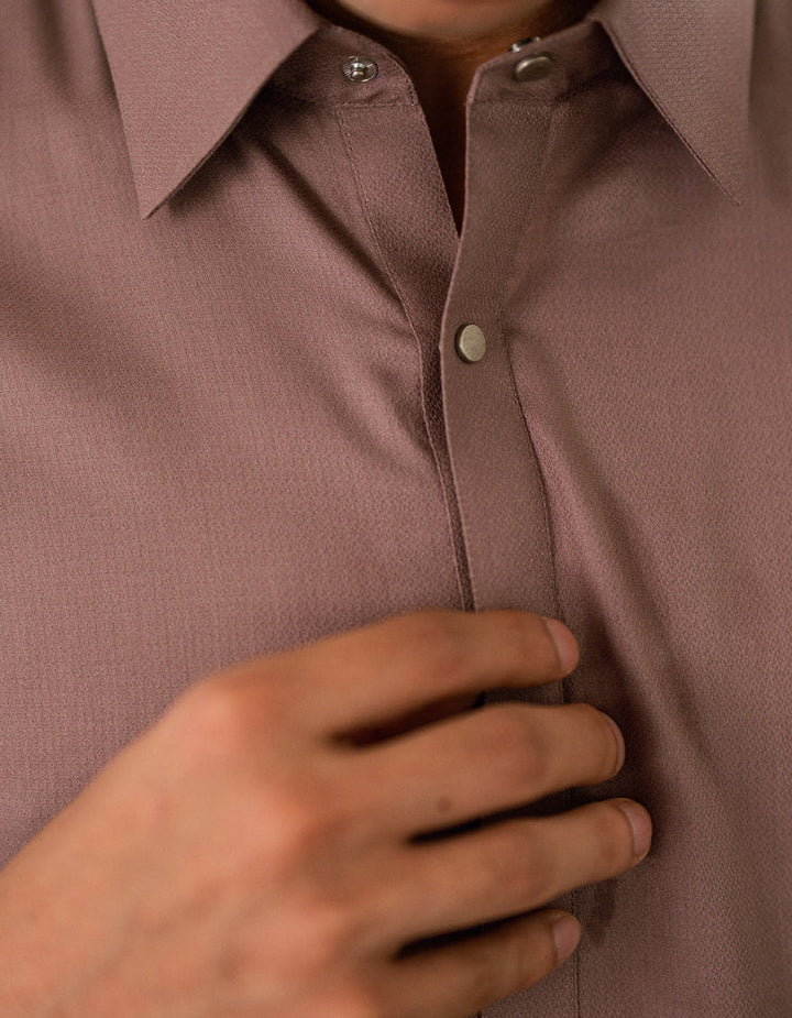 Cotton Mauve Shalwar Kameez - J. Junaid Jamshed