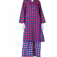 Cambric Blue Kurti - J. Junaid Jamshed
