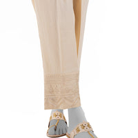 Lawn Brown Trouser - J. Junaid Jamshed