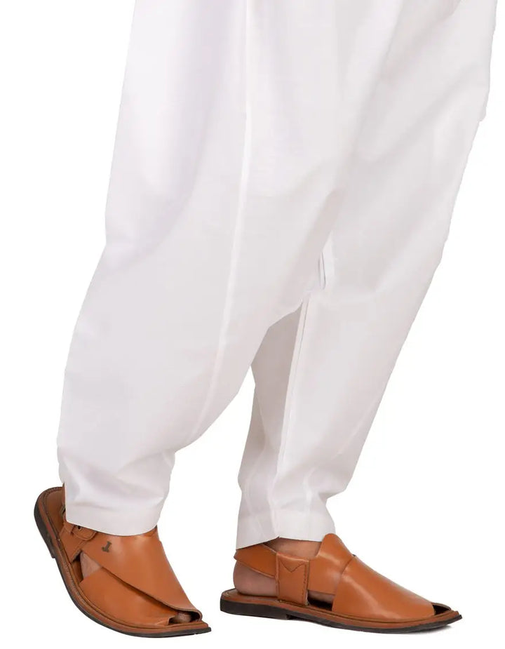 Blended Off White Trouser - J. Junaid Jamshed