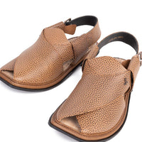 Plain Mustard Peshawari Chappal - J. Junaid Jamshed