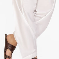 Cotton Silk Off White Shalwar - J. Junaid Jamshed