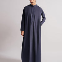 Blended Navy Blue Jubba - J. Junaid Jamshed