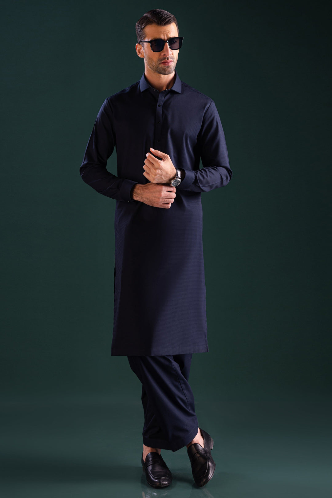 Cotton Blue Shalwar Kameez - Cast & Crew