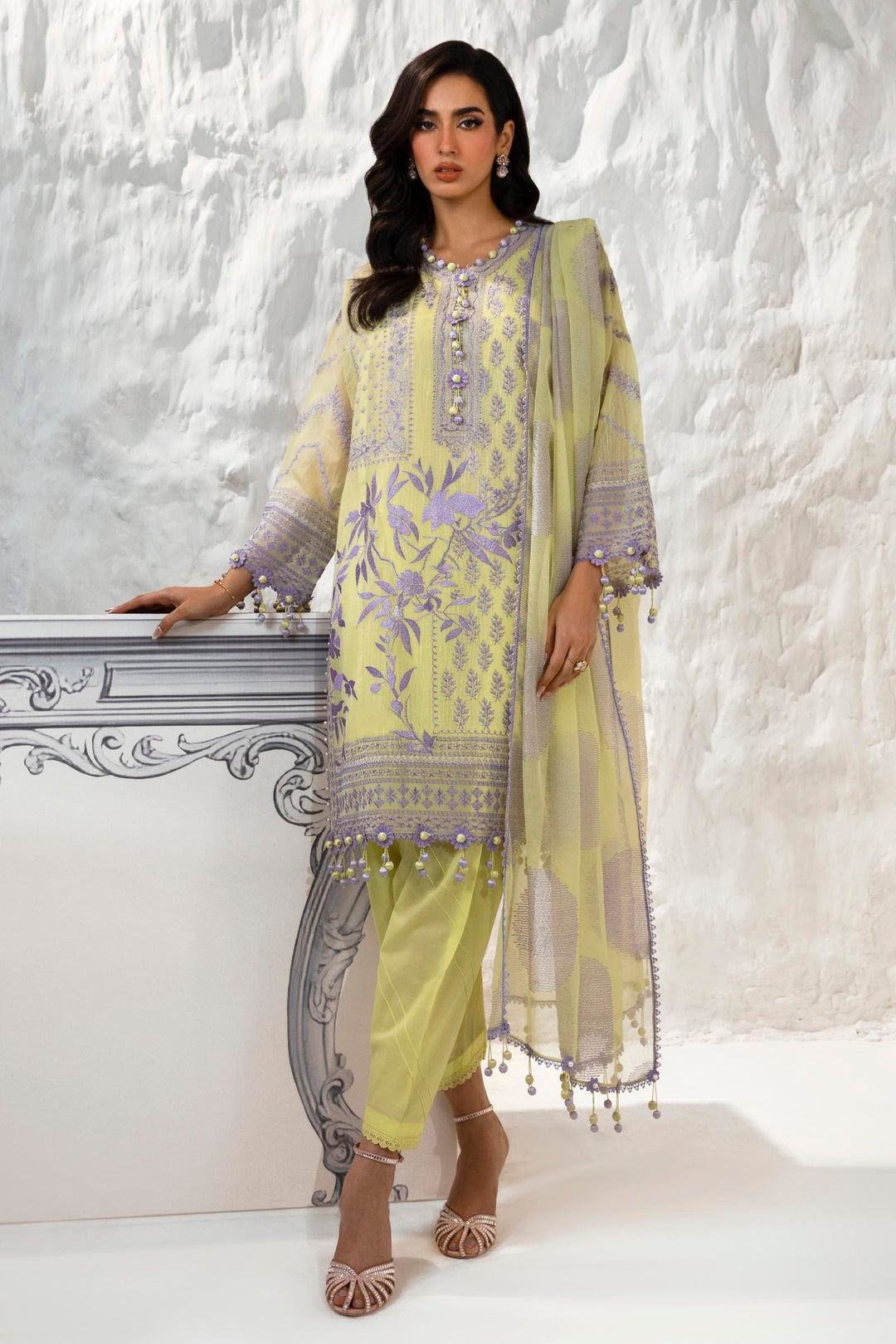 Design 10A - Sana Safinaz Muzlin Voume 2 Stitched