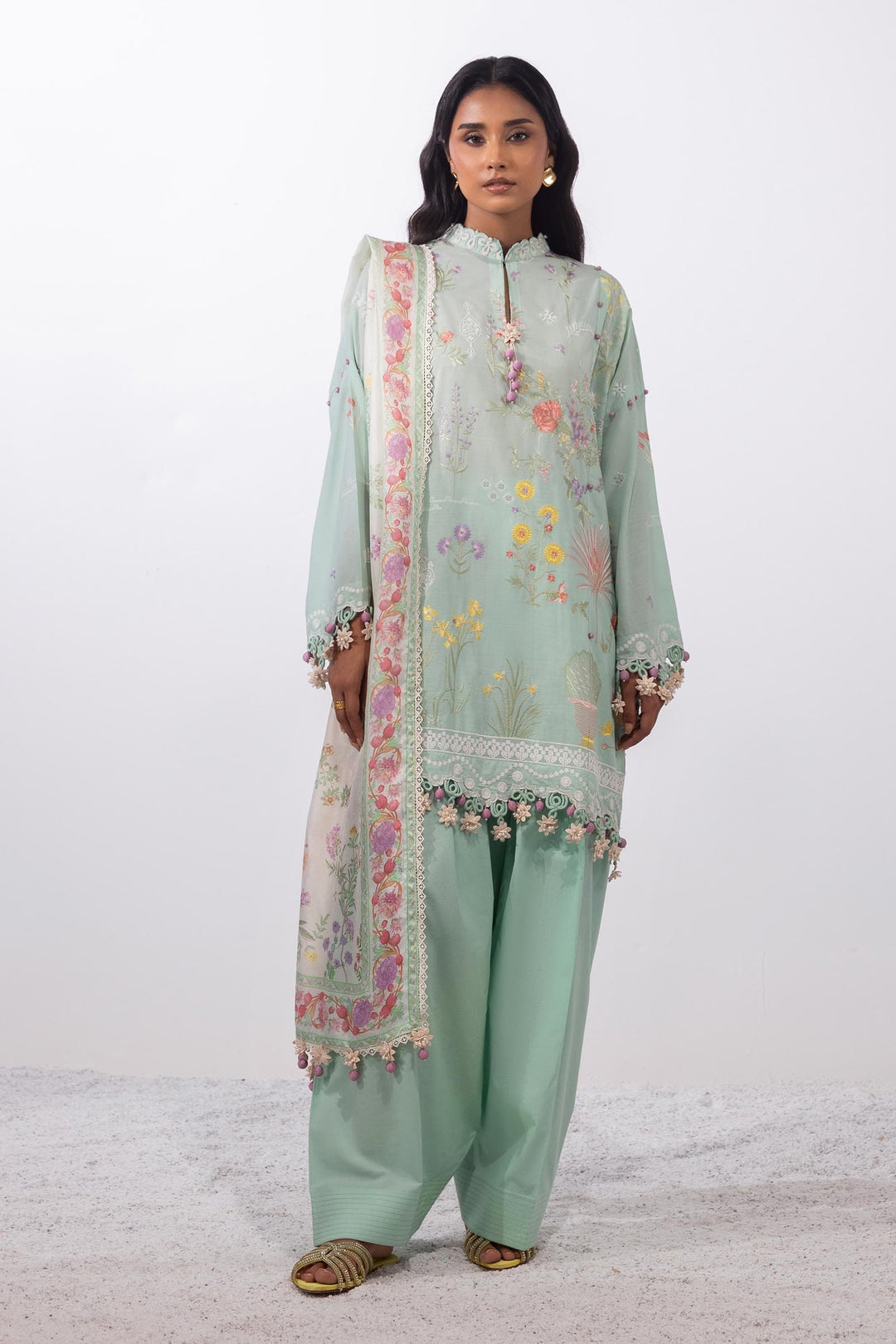 Design 10A Sana Safinaz Muzlin Unstitiched