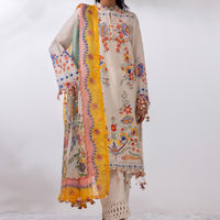 Lawn Off White  Stitched Suit - Sana Safinaz Muzlin 25'