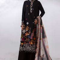 Lawn Black  Stitched Suit - Sana Safinaz Muzlin 25'