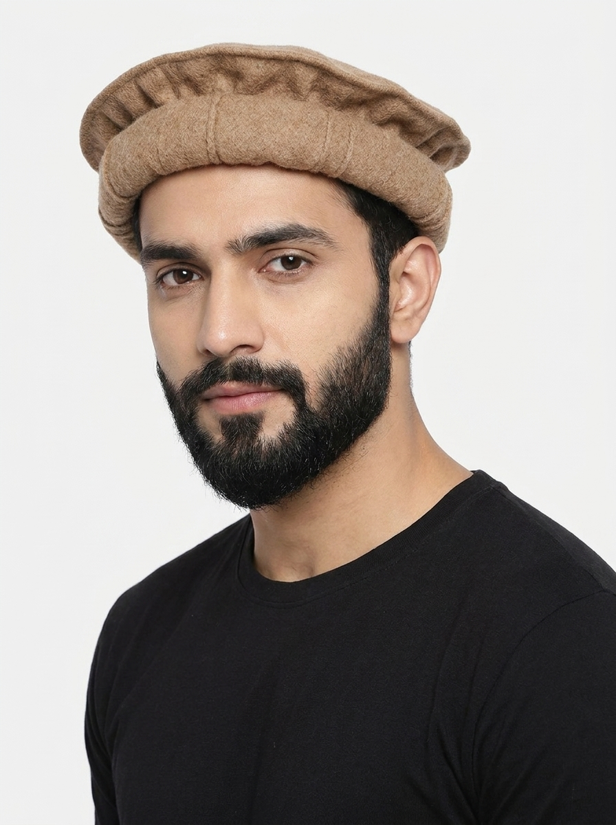 Men's Pakol Cap - Camel
