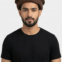 Men's Pakol Cap - Maroon