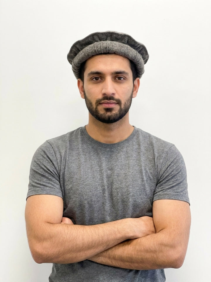 Men's Pakol Cap - Chocolate Brown
