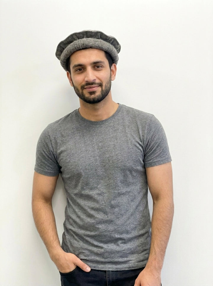 Men's Pakol Cap - Chocolate Brown