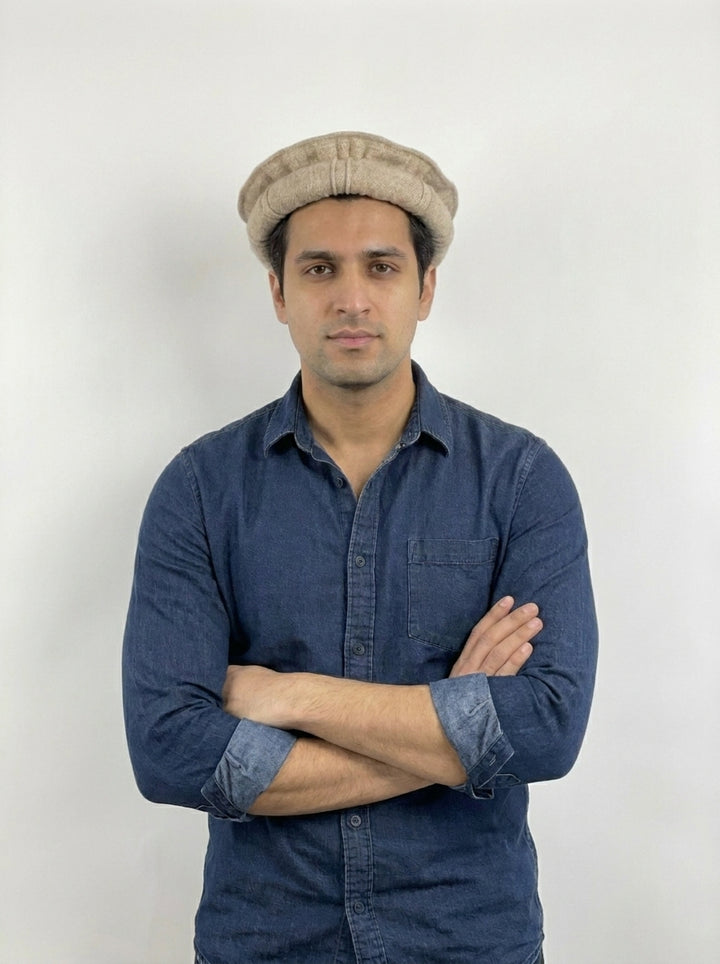 Men's Pakol Cap - Greyish Brown