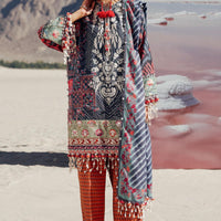 Slub Grey Sana Safinaz Winter Unstitched