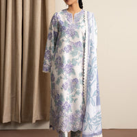Bloomsway - Ayzel Printed Embroidered Stitched