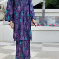 Lawn Black Stitched Suit - J. Junaid Jamshed